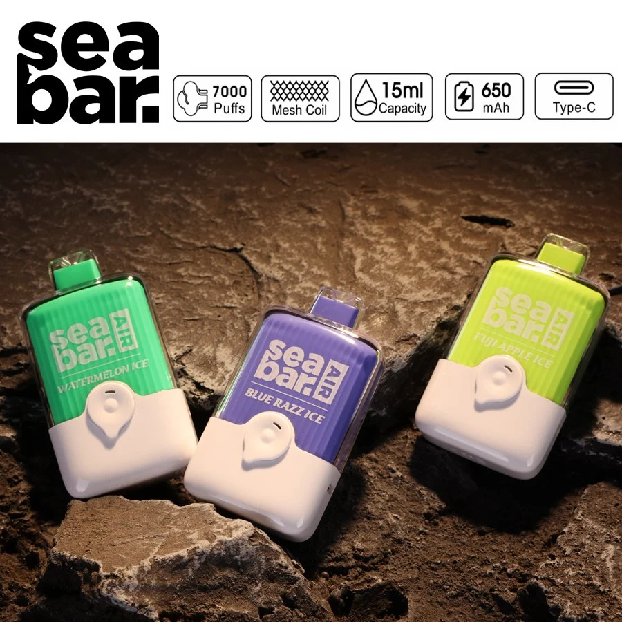 Seabar 7000 Puffs 15ml E-Liquid Wholesale/Supplier Disposable/Chargeable Vape Vaporizer E Cig