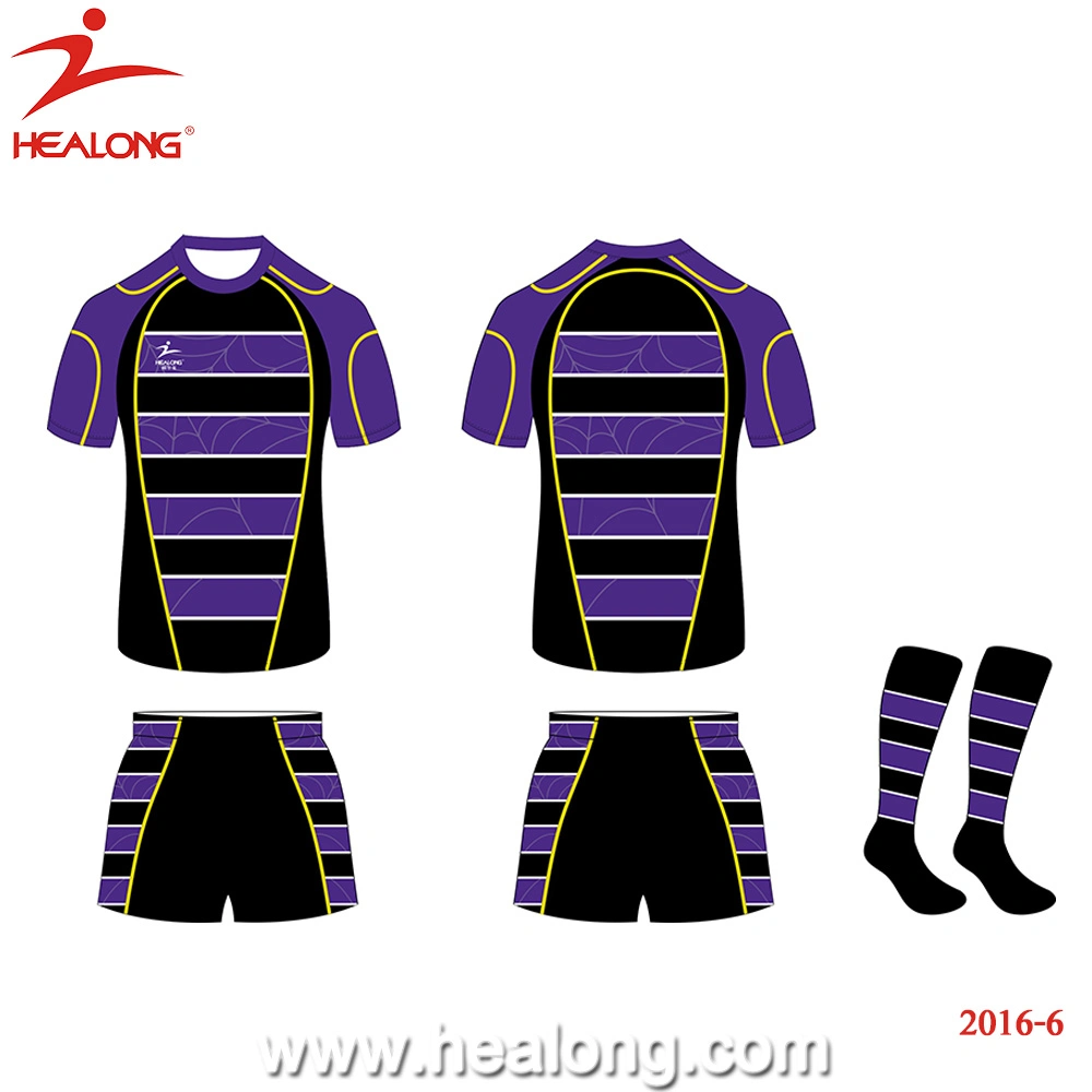 Individuelle Kleidung Rugby Sublimation Shirt Jersey Sportbekleidung Made in China
