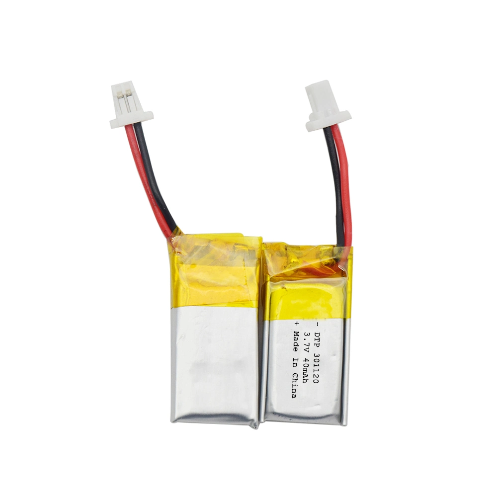 3.7V 40mAh Lithium Polymer Battery for Mini Fan