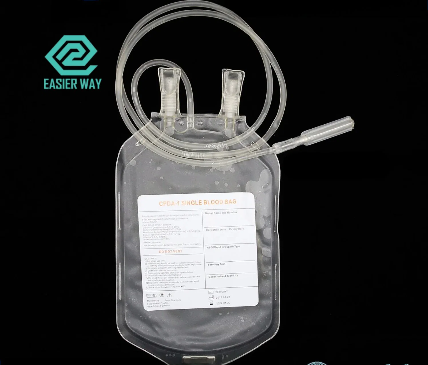 Hospital Grade Blood Strorage Bag for Distributors