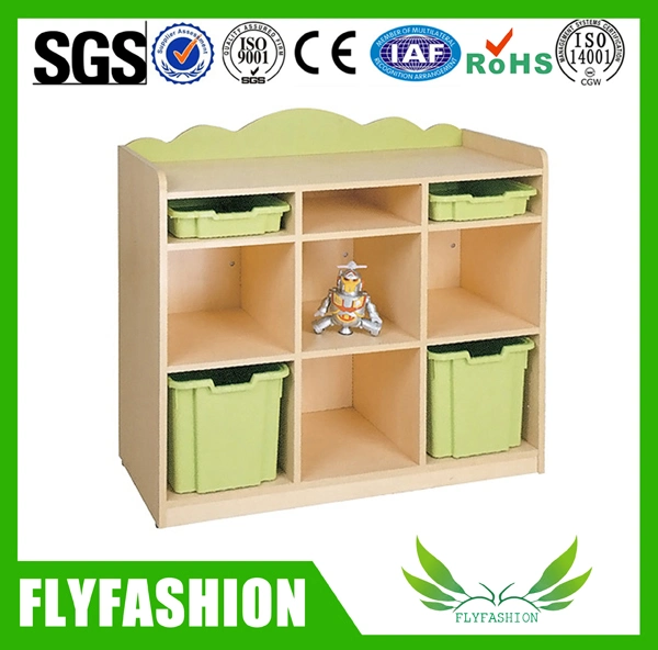 Armario de almacenamiento de muebles para niños/estantería estantería de madera para niños