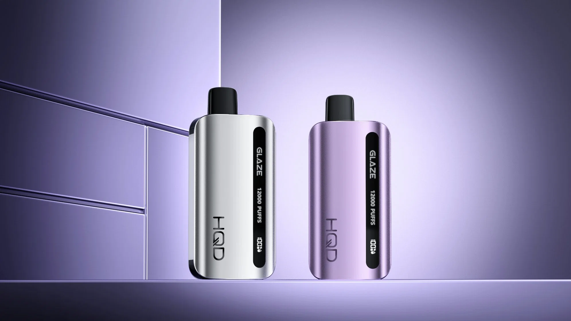 OEM ODM HQD Original Factory 12000 Puffs Glaze mit Bildschirm E-Zigarette Einweg-Vape anzeigen