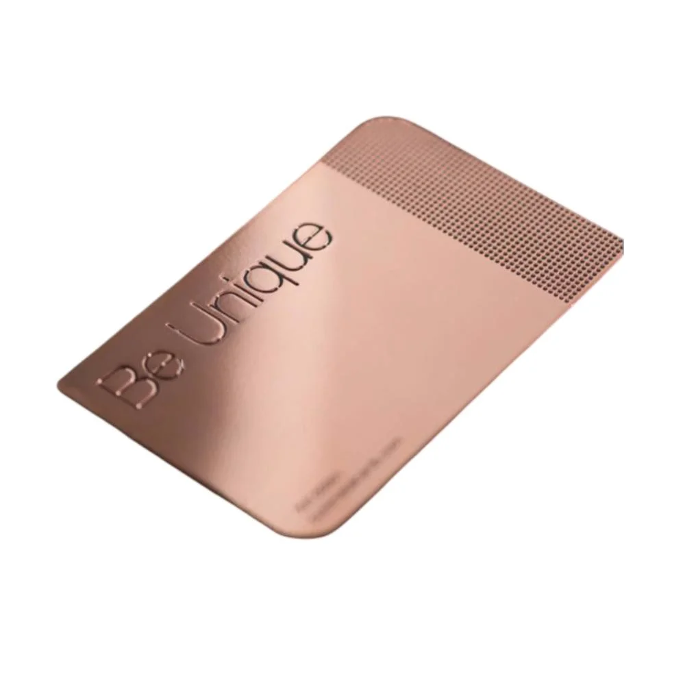 Carte RFID métallique programmable à bas prix ID/IC NFC Smart Business Cartes