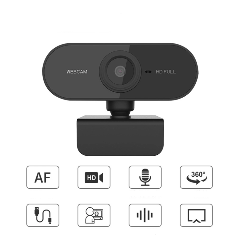004 de 1080P HD USB Webcam Cámara de video HD de seguimiento automático