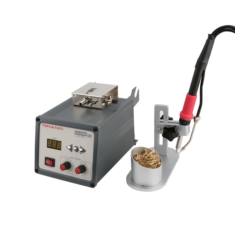 Toplia Smart Digital Tin-Feeding Temperture-Controlled Soldering Station (EH3500)