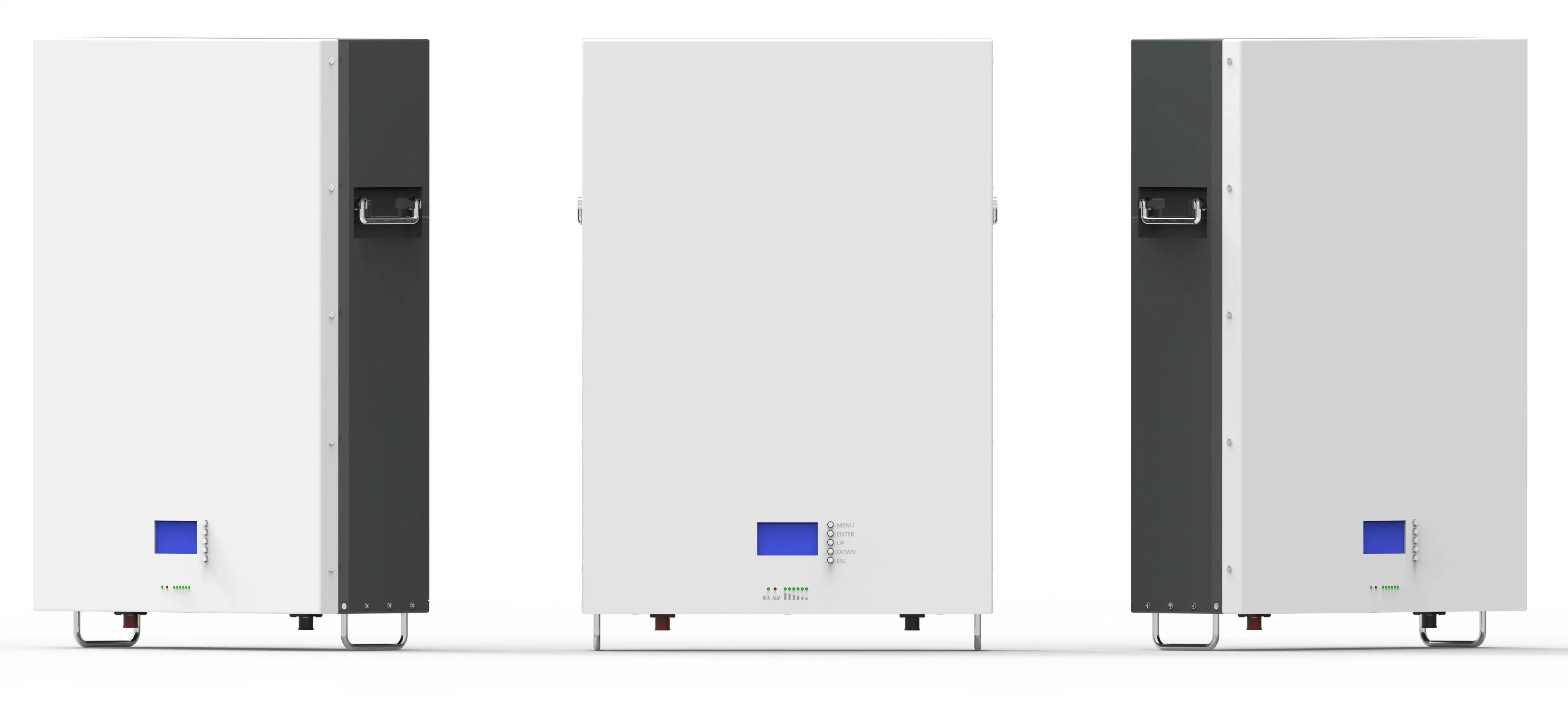 Platzsparender Power Block 48V 200Ah für die Wandmontage mit modernster Smart-Technologie BMS-Akkusätze