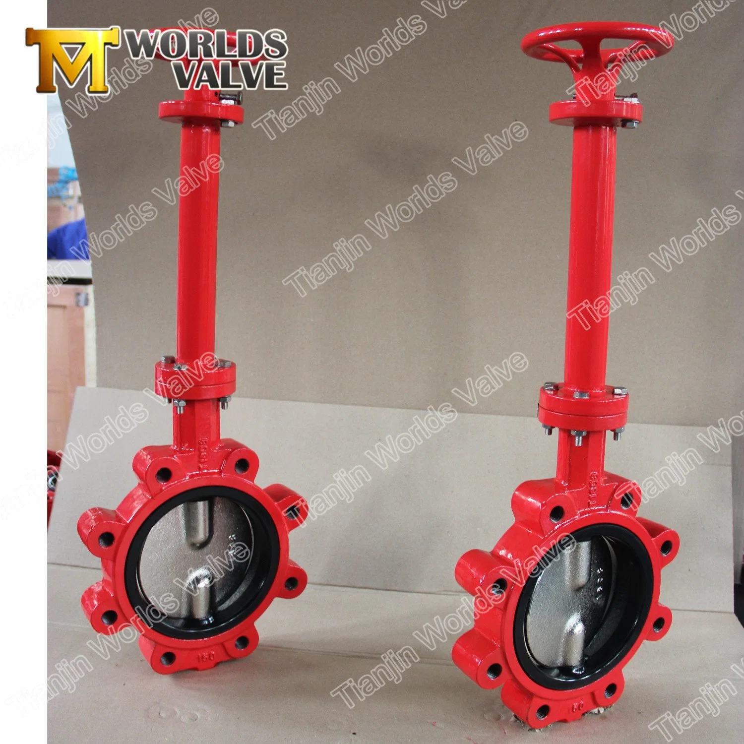 Extended Shaft Lugged and Tapped Butterfly Valve with Wras Approved for Drinking Portable Water