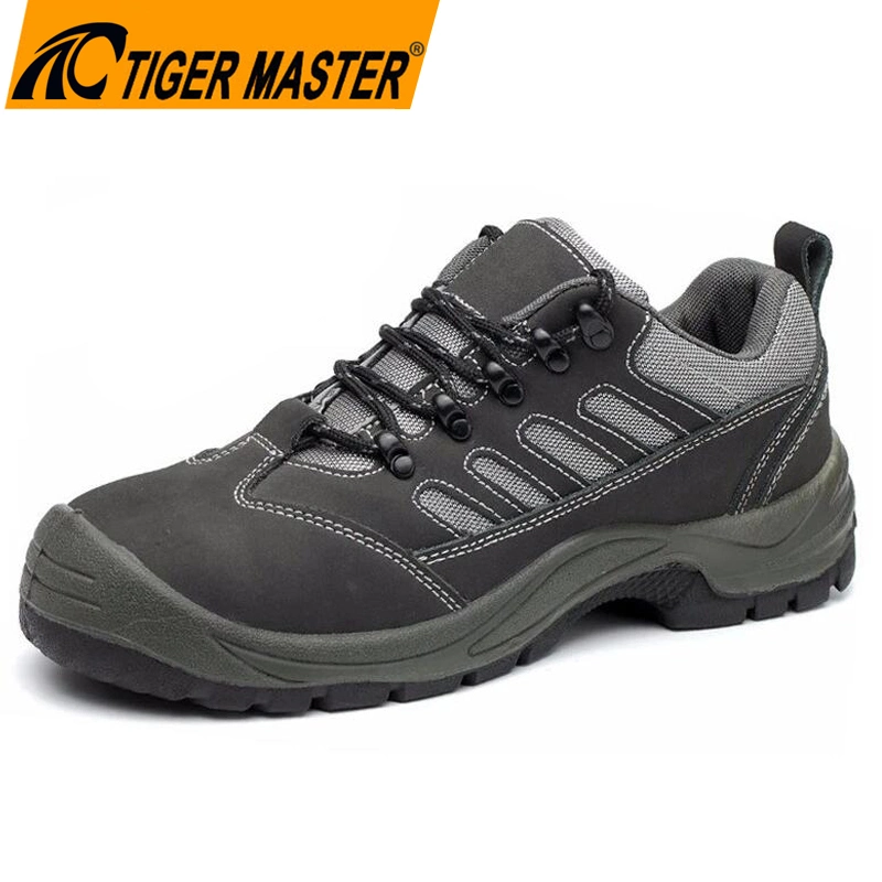 Low Ankle Oil Slip Resistant PU Sole Microfiber Leather Steel Toe Puncture Proof Protective Men China Safety Shoes Work