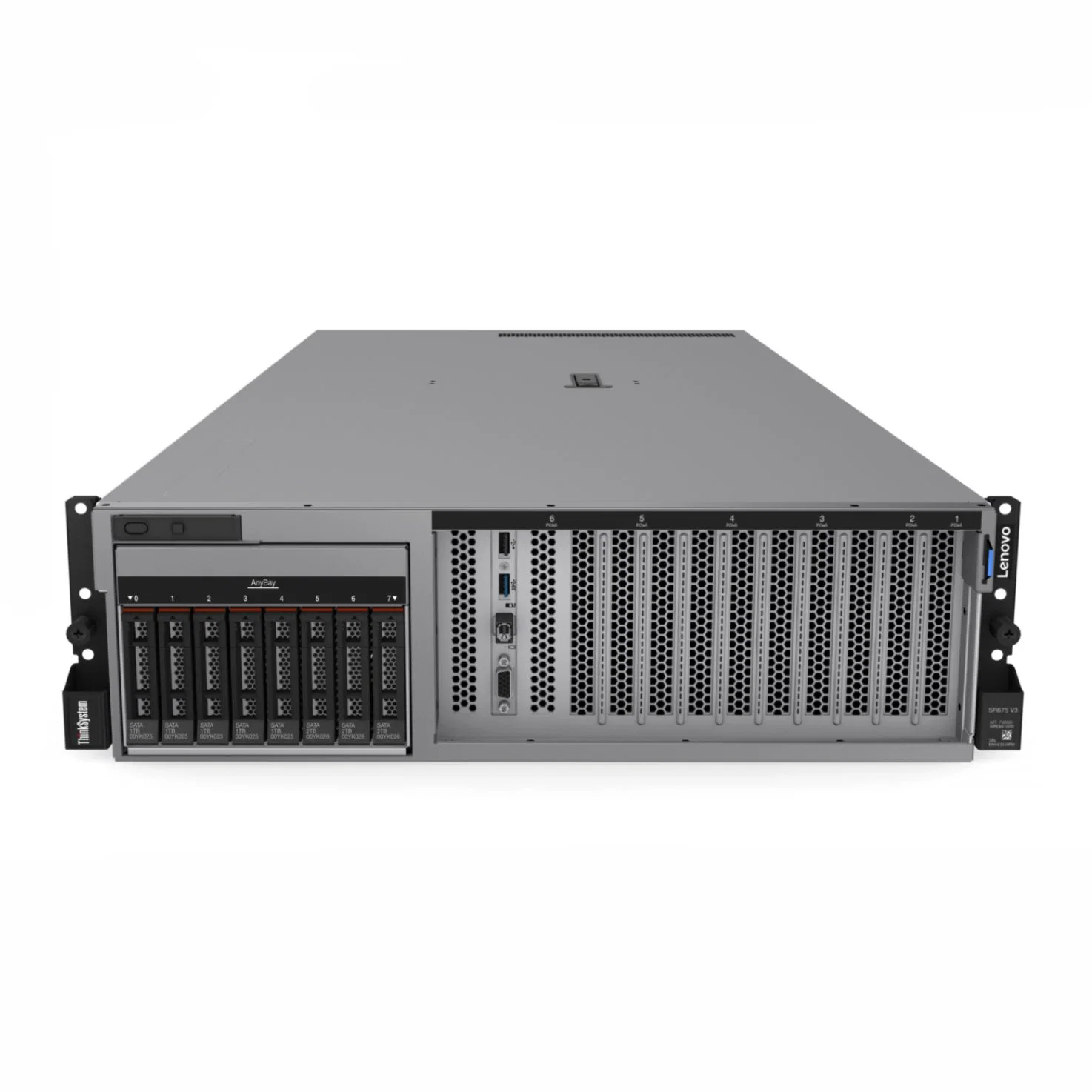 Servidor 3u de venda automática AMD Epyc 9274f DDR5 Memory Thinksystem Lenovo Sr675 V3