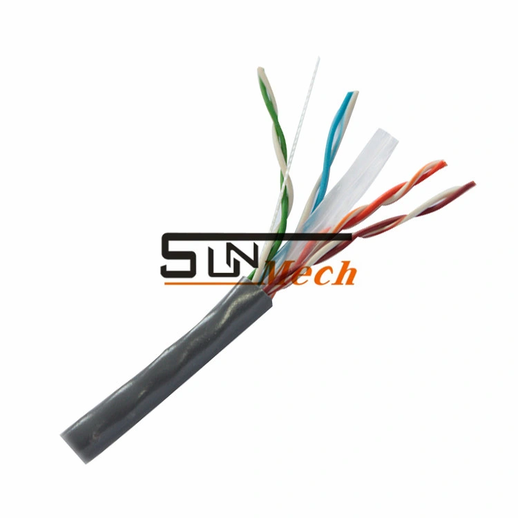 Cable de comunicación SFTP FTP UTP Cable LAN Cable Cable de ordenador de red CAT5 CAT6 CAT5e CAT6un cable Cat7 Cable de PVC LSZH Cable trenzado de 4 pares