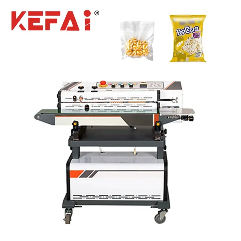 Kefai Automatic Plastic Bag Sealing Machine with Nitrogen Gas Flushing Filling