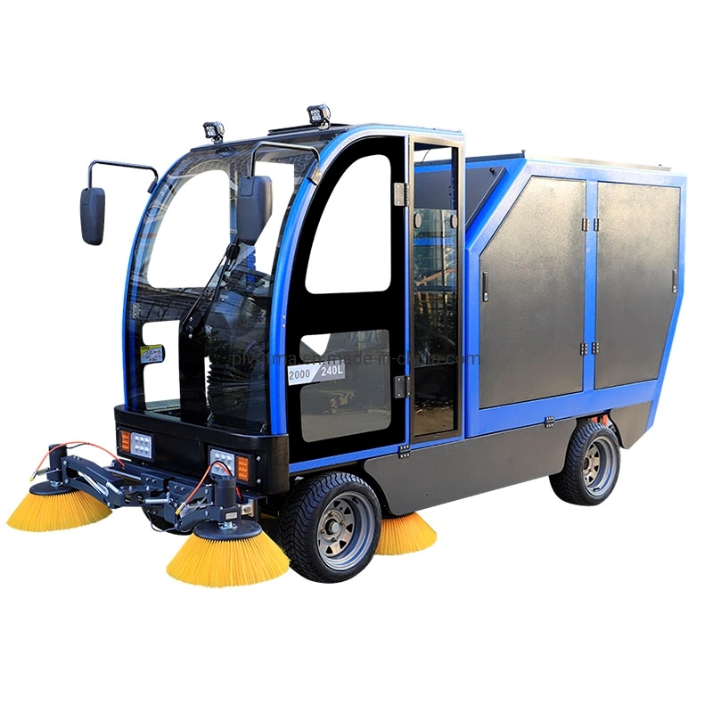 Hot Sale Electric Road Cleaning Machine Industrial Outdoor Vacuum Cleaner Driving Sweeper Supplier