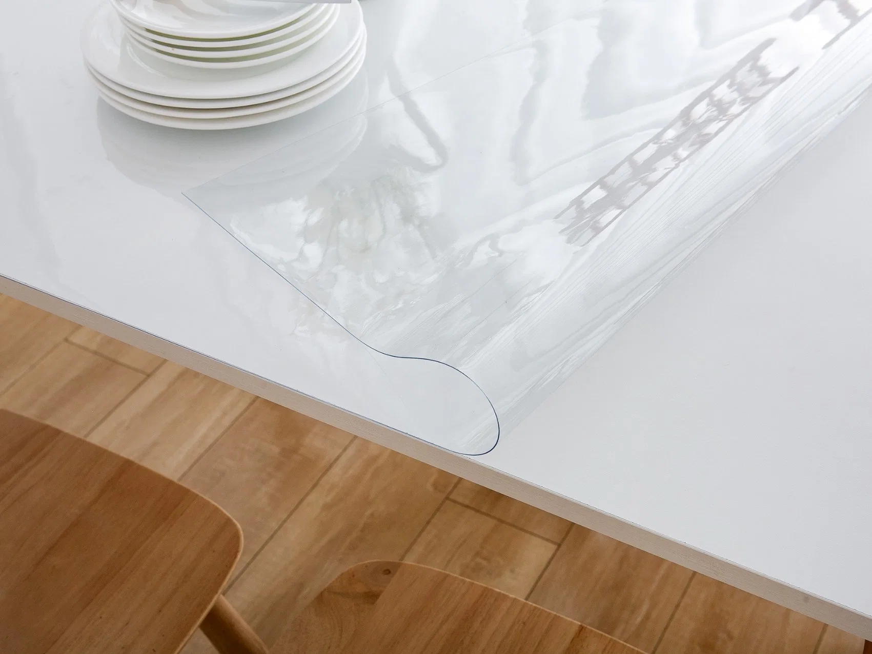 Vinyl Desk Covering PVC Table Cloth for Supper Clear