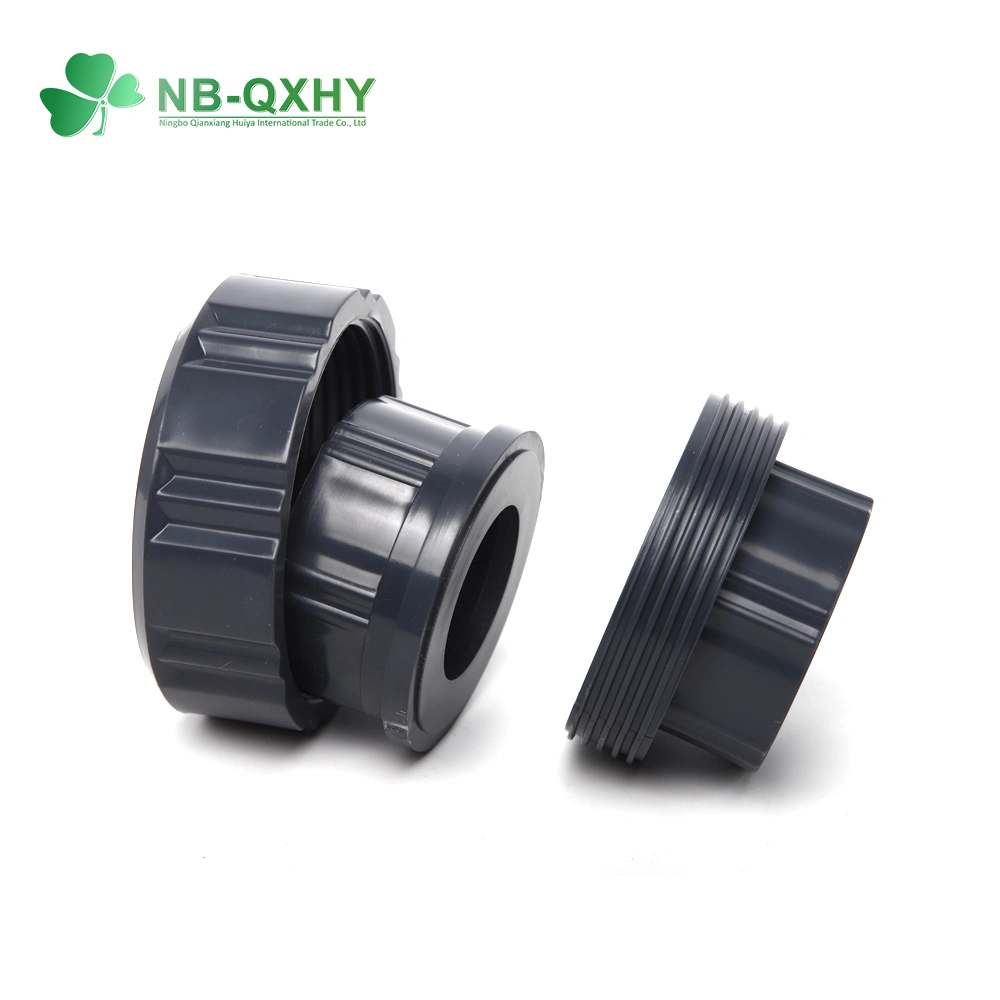 Plastic Sch80 Union DIN 1/2" - 4" Inch PVC Union