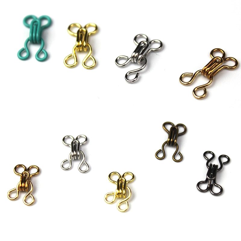 Wholesale/Supplier Japan Quality Bra Hook and Eye Accessories Small Collar Hooks Metal Bra Sewing Hook and Eye for Bag