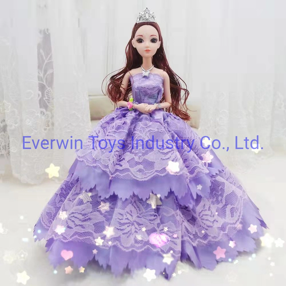 Plastic Toy Christmas Gift Doll Wedding Dress Clothes for 1/6 Doll