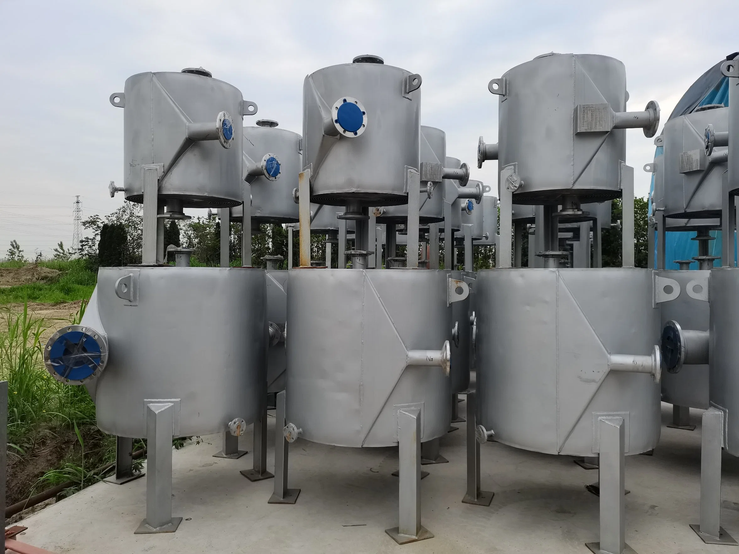 Stainless Steel Recovery Kettle Secondary Condenser Heat Exchanger Pressure Vessel Chemical Equipment