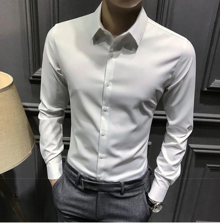 Can Export Pure Colour 2021 Fashion Leisure Shirt at Low Price