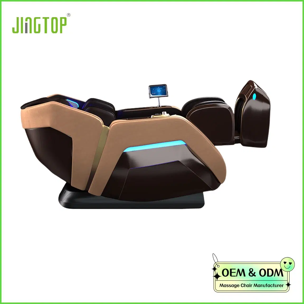 Jingtop Exclusive Agent 3D 4D Hot Selling Thai Stretch Musical Function Ghe Massage Chair