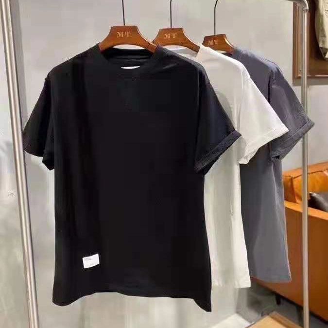 T-shirts o-shirts 100% de algodão para homem ′ S, sem corte T-shirts para homem