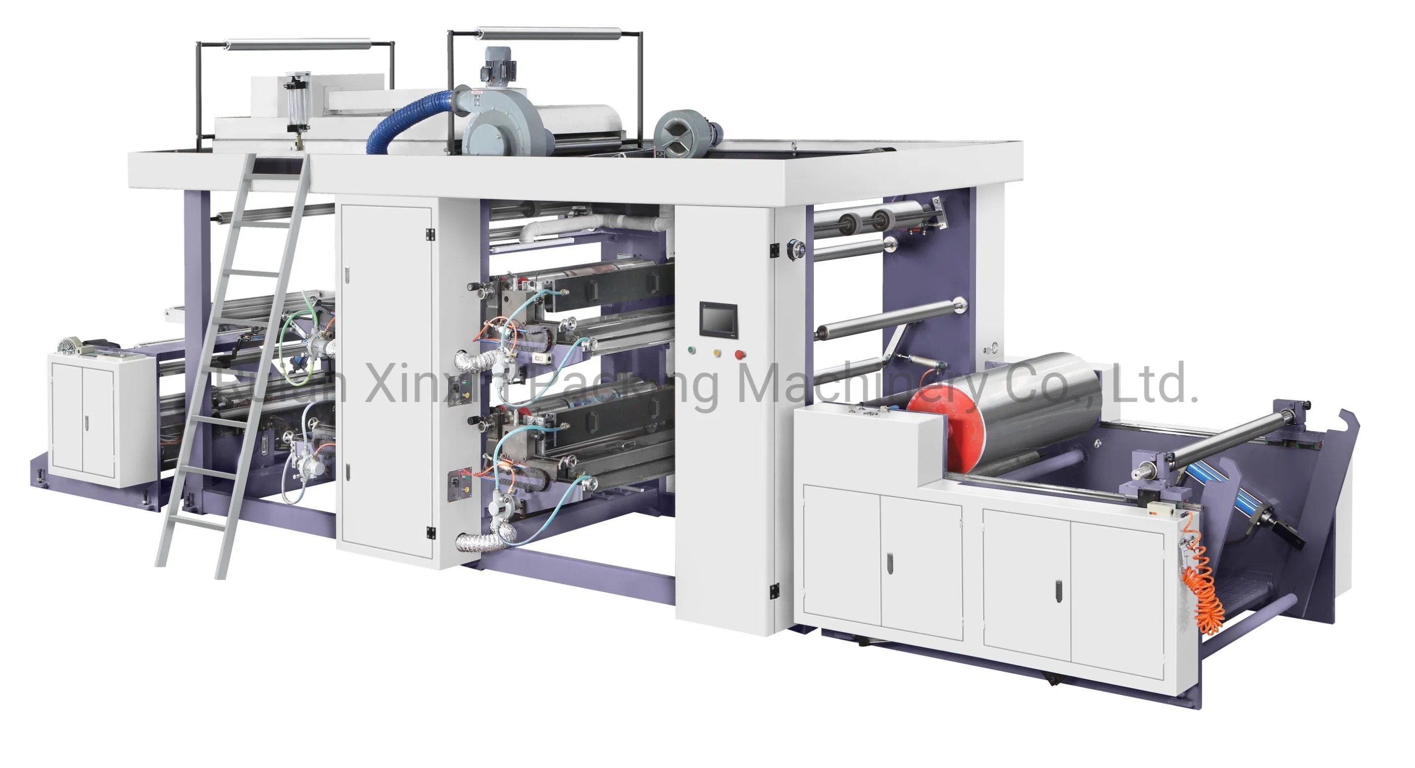 4color Máquina de impresión flexográfica/flexo de alta velocidad automática para bolsas de papel/no tejidas/PP/película de plástico/bolsa de compras de papel con certificación CE