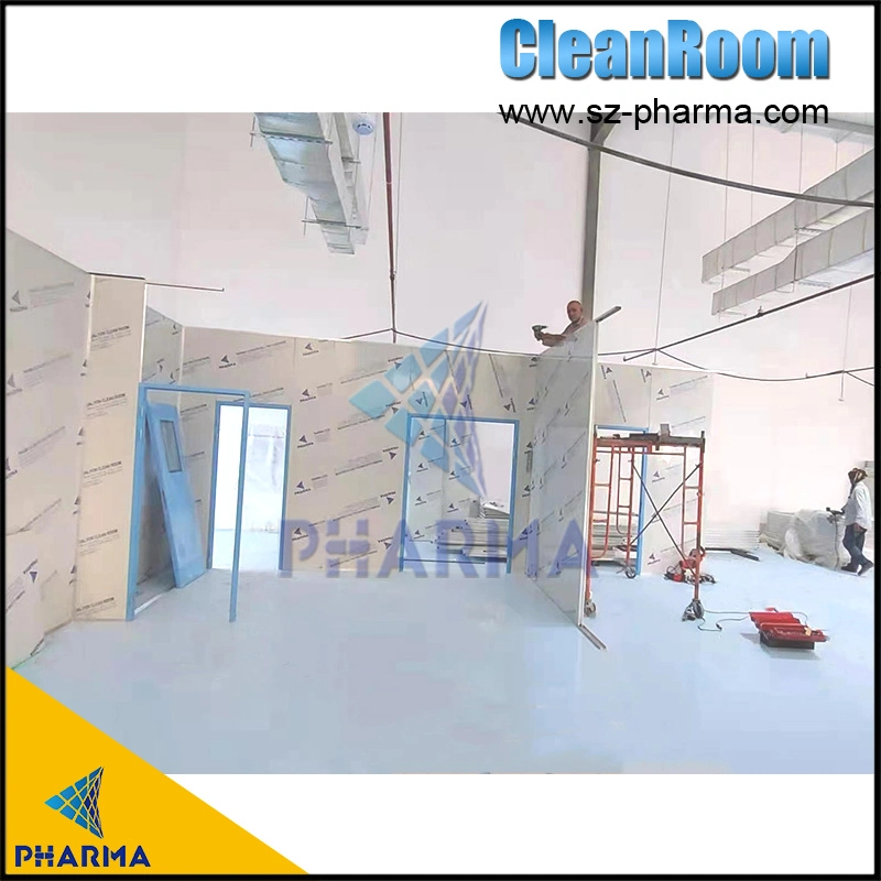 Cleanroom with Handmade Partition Panel with Accessory