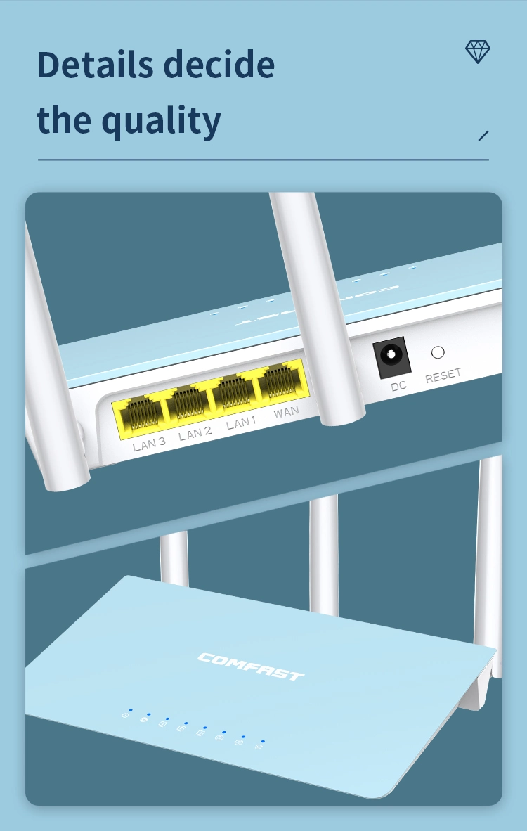 Comfast 1200 Мбит/с, 2,4 ггц с частотой 5 Ггц маршрутизатор WiFi беспроводной связи 802.11AC двухдиапазонный беспроводной маршрутизатор для использования внутри помещений CE RoHS