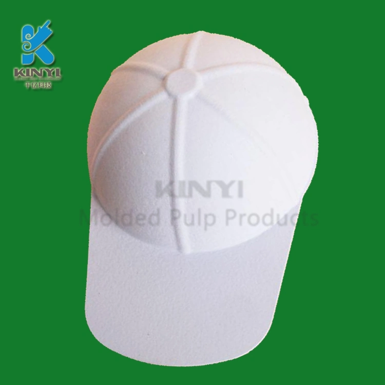 OEM Disposable Sugarcane Bagasse Molded Pulp Bandpeaked Cap