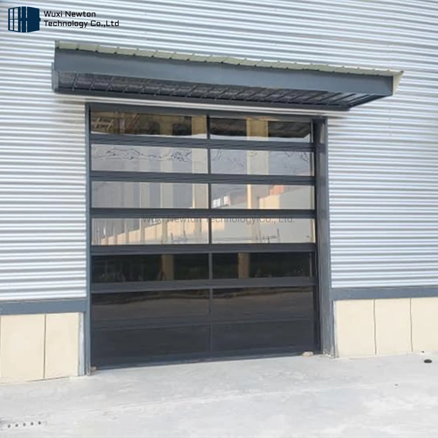 Automatic Full View Aluminium Glass Glazed Garage Door