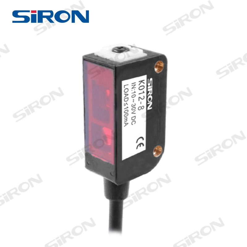 K012-5 Siron tipo de reflexión de 2m de distancia de detección/PNP NPN LED infrarrojo Sensor fotoeléctrico