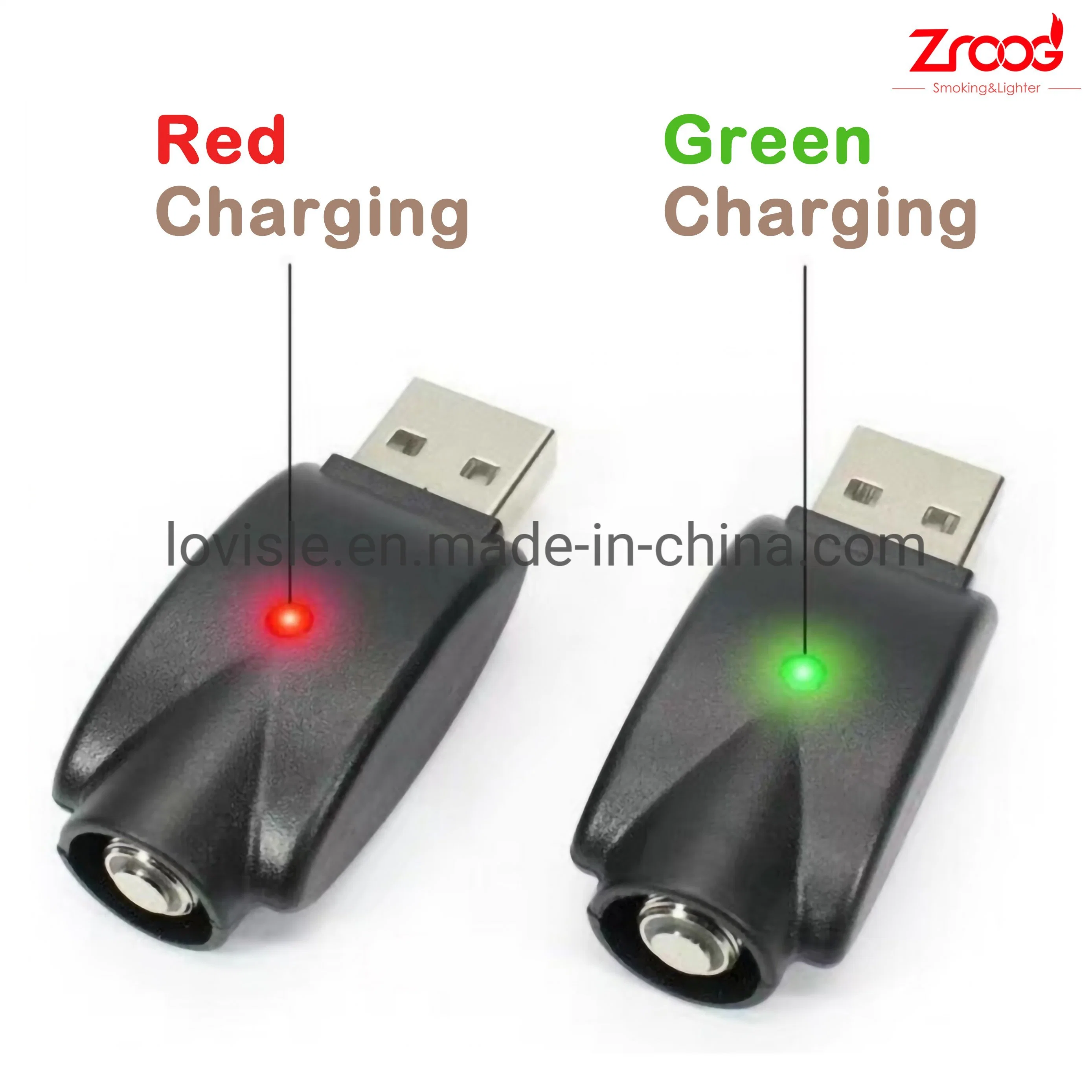 Cabo carregador rosca USB inteligente Cabo rosca USB carregador USB USB portátil com rosca e indicador LED de proteção contra sobrecarga inteligente