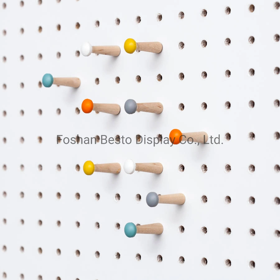 Heavy Duty Garage MDF Pegboard Made of Medium Fiberboard for Garage Wall, Retail Wall Decoration