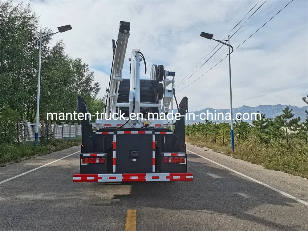 Sinotruk HOWO Mobile Cable Retracting and Releasing Vehicle for Power Line Reconstruction