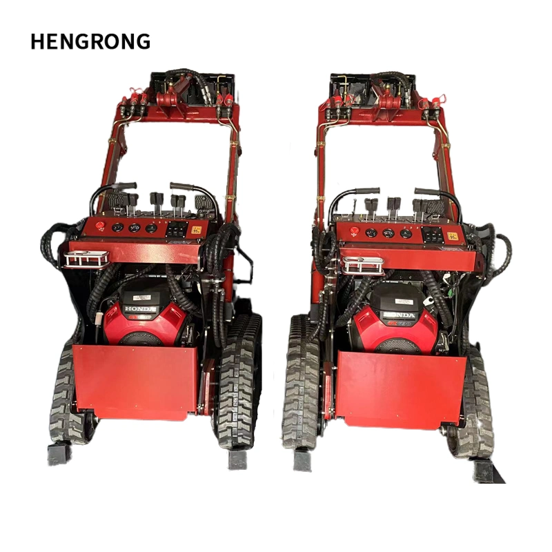 Hydraulic System Rated Load 400 Kg Wholesale/Supplier Mini Skid Steer Loader with Auger for Farm Equipment