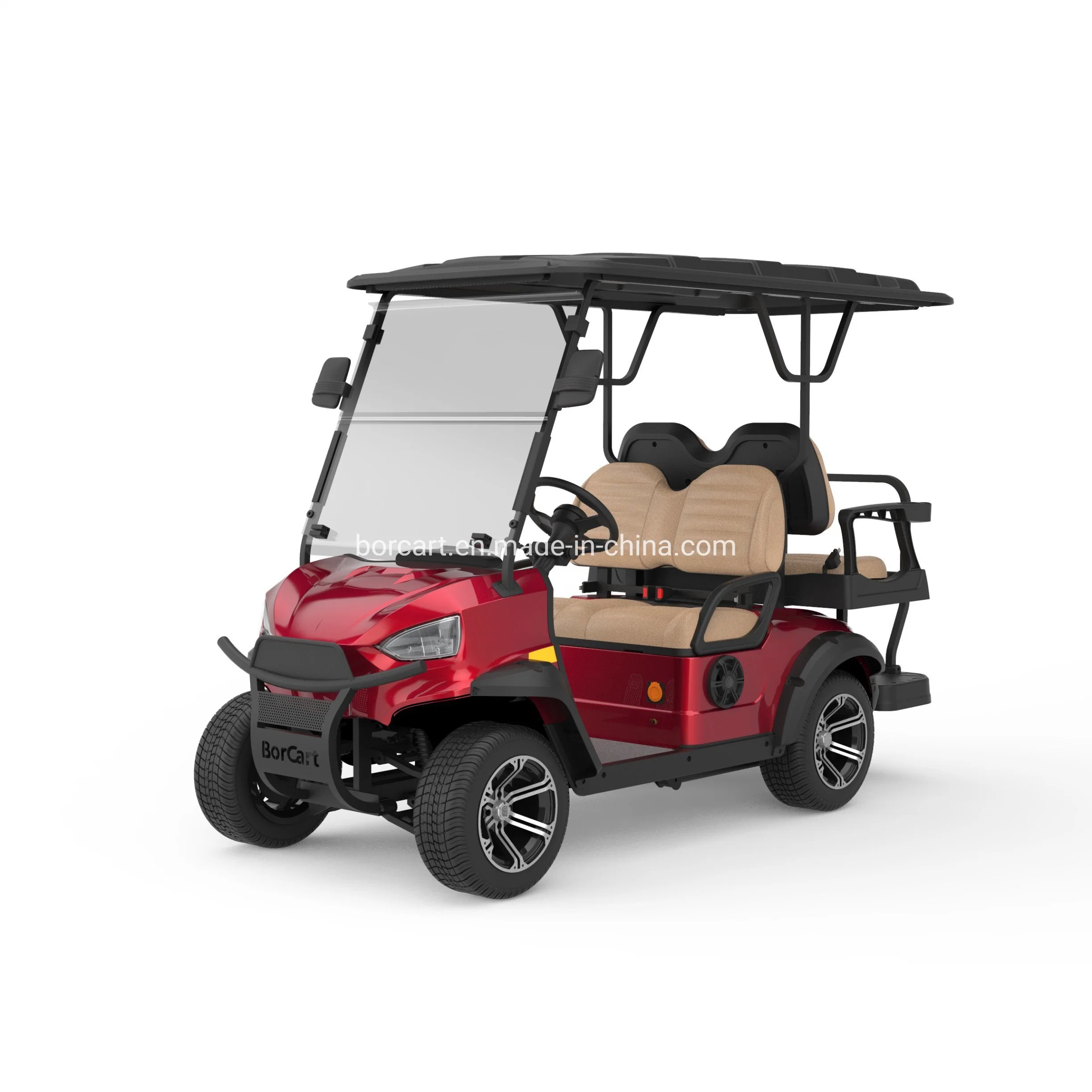 Factory Direct Sell 4 Seats Lifted High Chassis Electric Golf Car Golf Buggy with CE Certificated