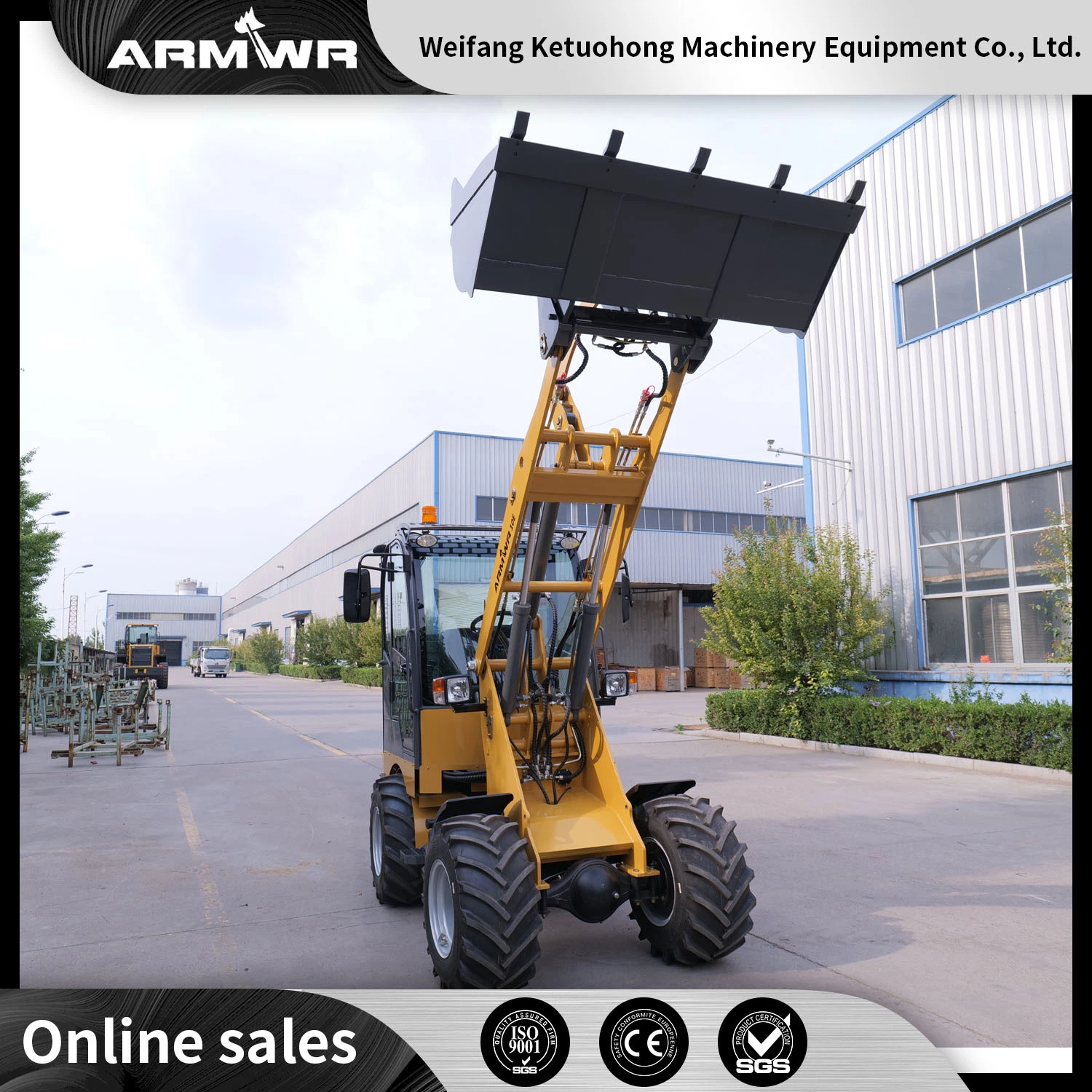 Construction Engineering Machinery Brand New Compact Track Loader with 0.9ton Loading Capacity for Sale