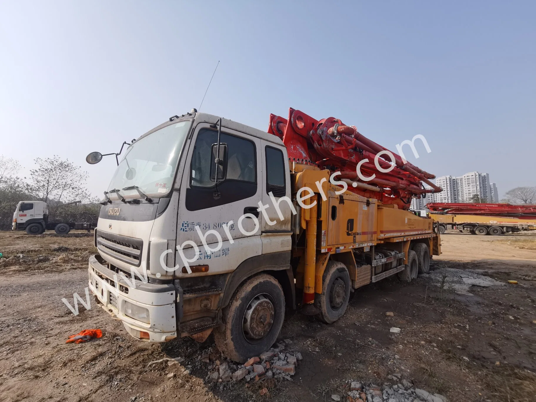 2013 Putzmeister 46m Truck Mounted Concrete Pump Recent Concrete Pump