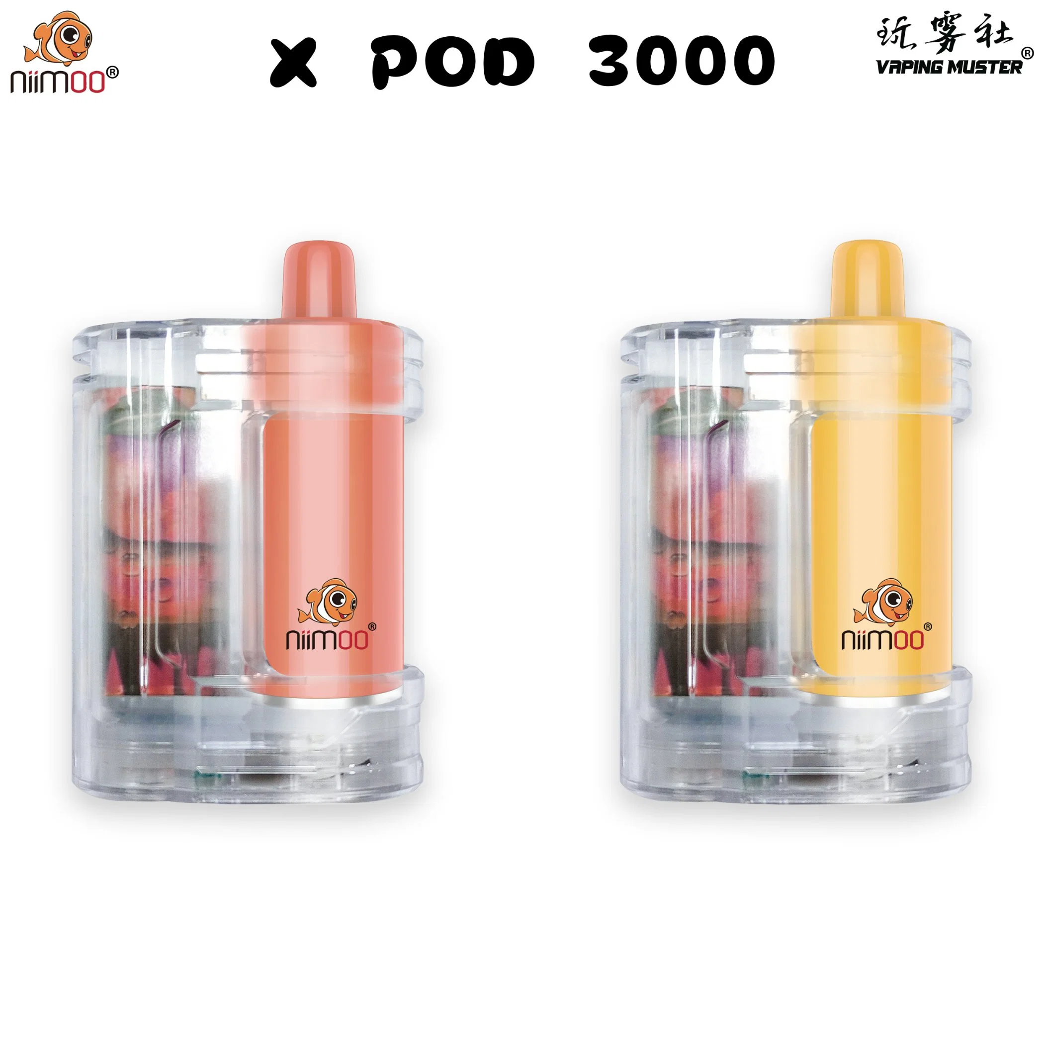 Original Factory Niimoo X Pod 3000 Puffs Disposable Vape Pen Wholesale Electronic Cigarette