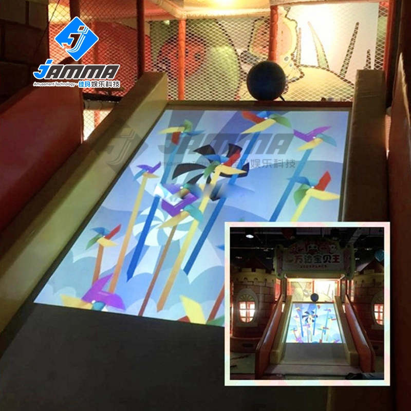 Indoor Slide Ball Pool Ar Interactive Projection Fun Slide for Kids