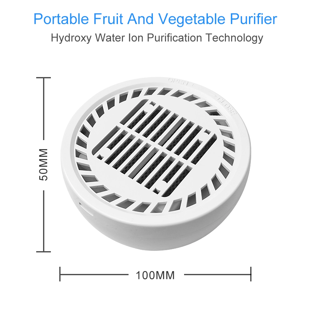 2022 Portable Fruit Vegetable Washing Machine Wireless Automatic USB Cleaning Rice Meat Fish Food Purifier Removes