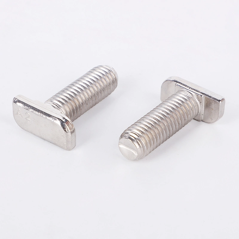 Stainless Steel Square Head Bolt Steel 307A T Stud Bolt with Customized Sizes Square Head Cup Point Screw Hot Forged Square Head Bolts