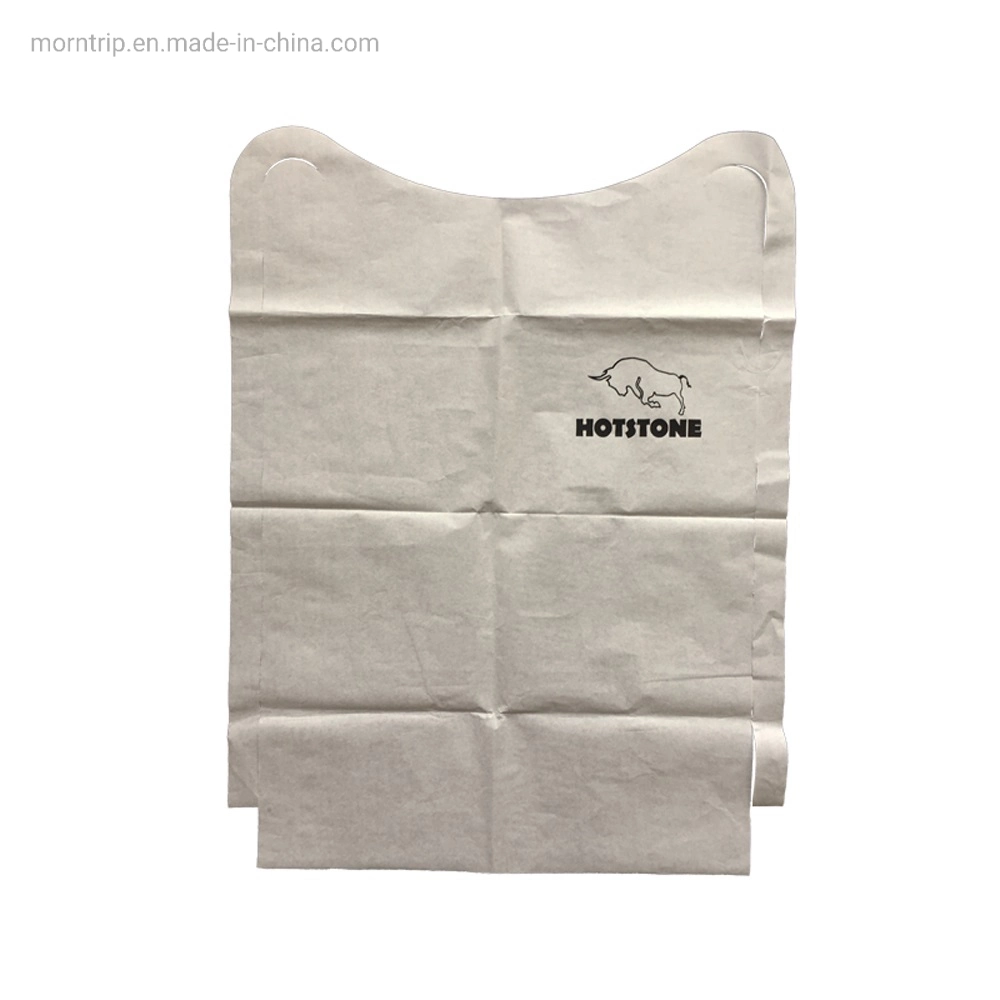 Print Custom Poly Keep Clothing Clean for Adult or Baby Disposable Paper Aprons with Film