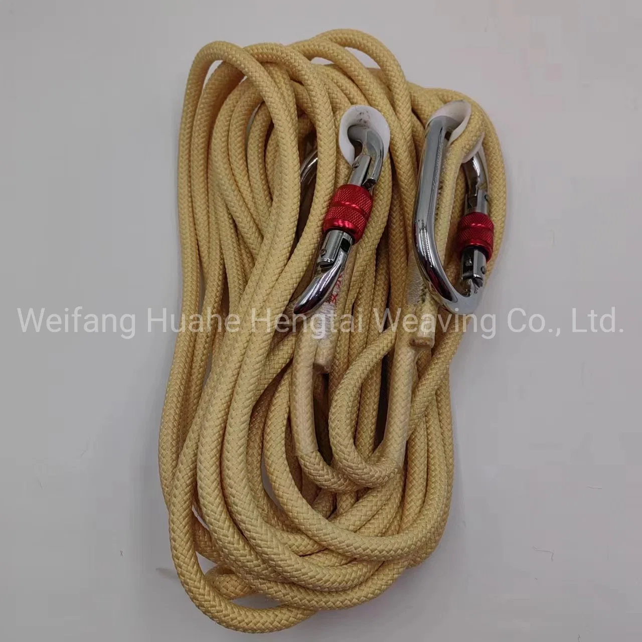 Strong Tensile Force and Aligned Aramid Rope Fire Retardant