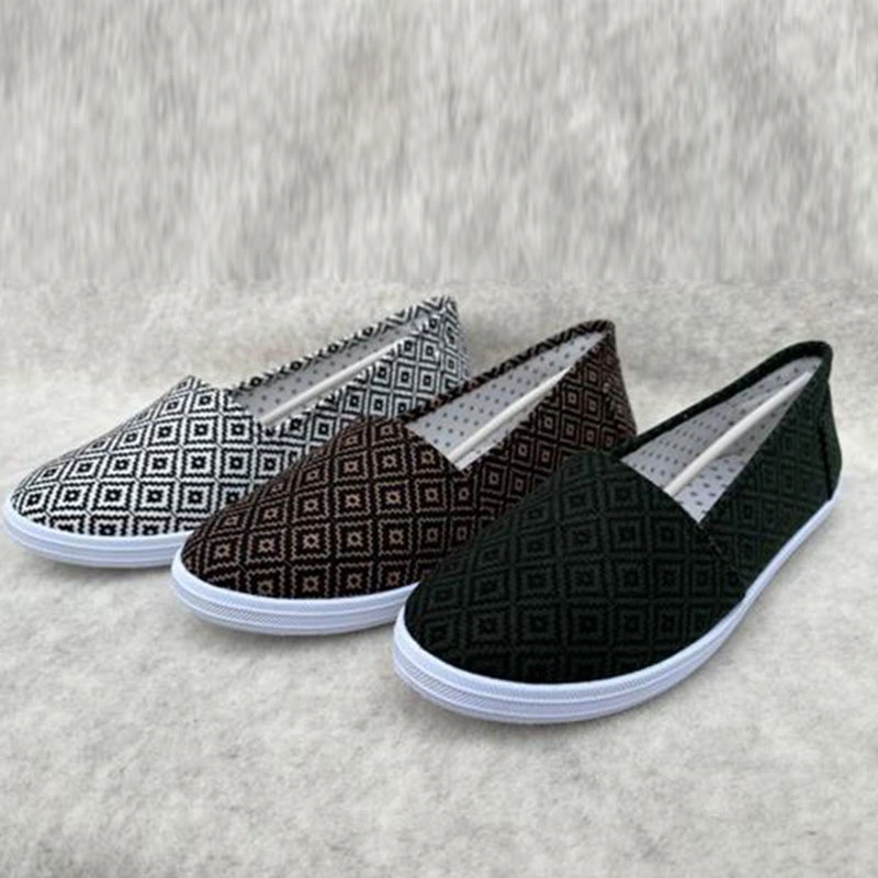 Fashion Cloth Shoes Jacquard Embroidery Comfortable Wear-Resistant Non-Slip Casual Shoes Sports Shoes