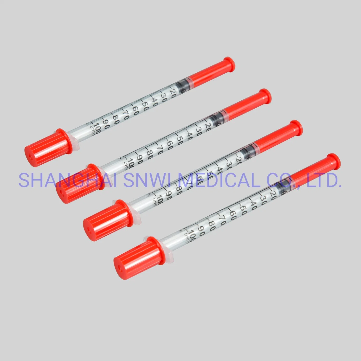 Disposable Medical Products Insulin Syringe 0.3ml, 0.5ml, 1ml