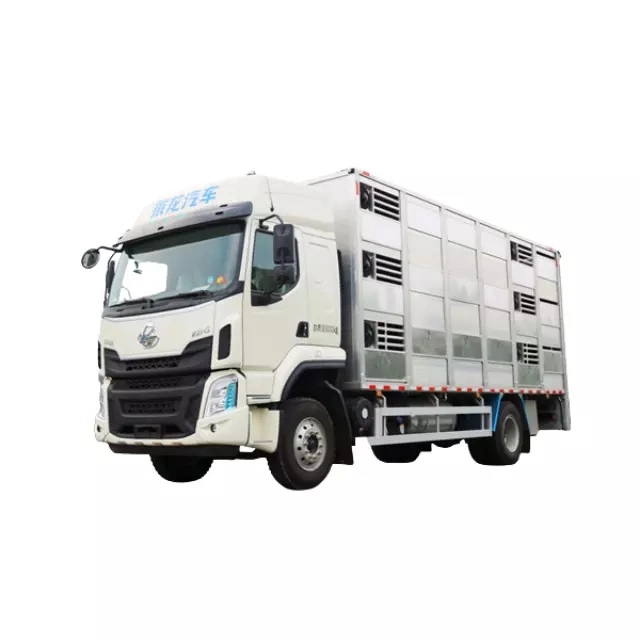 New Dongfeng Liuqi Aluminum Alloy 15tons Truck Transport of Pigs Cows Sheep for Sale Diesel Head Engine Color Transmission Easy