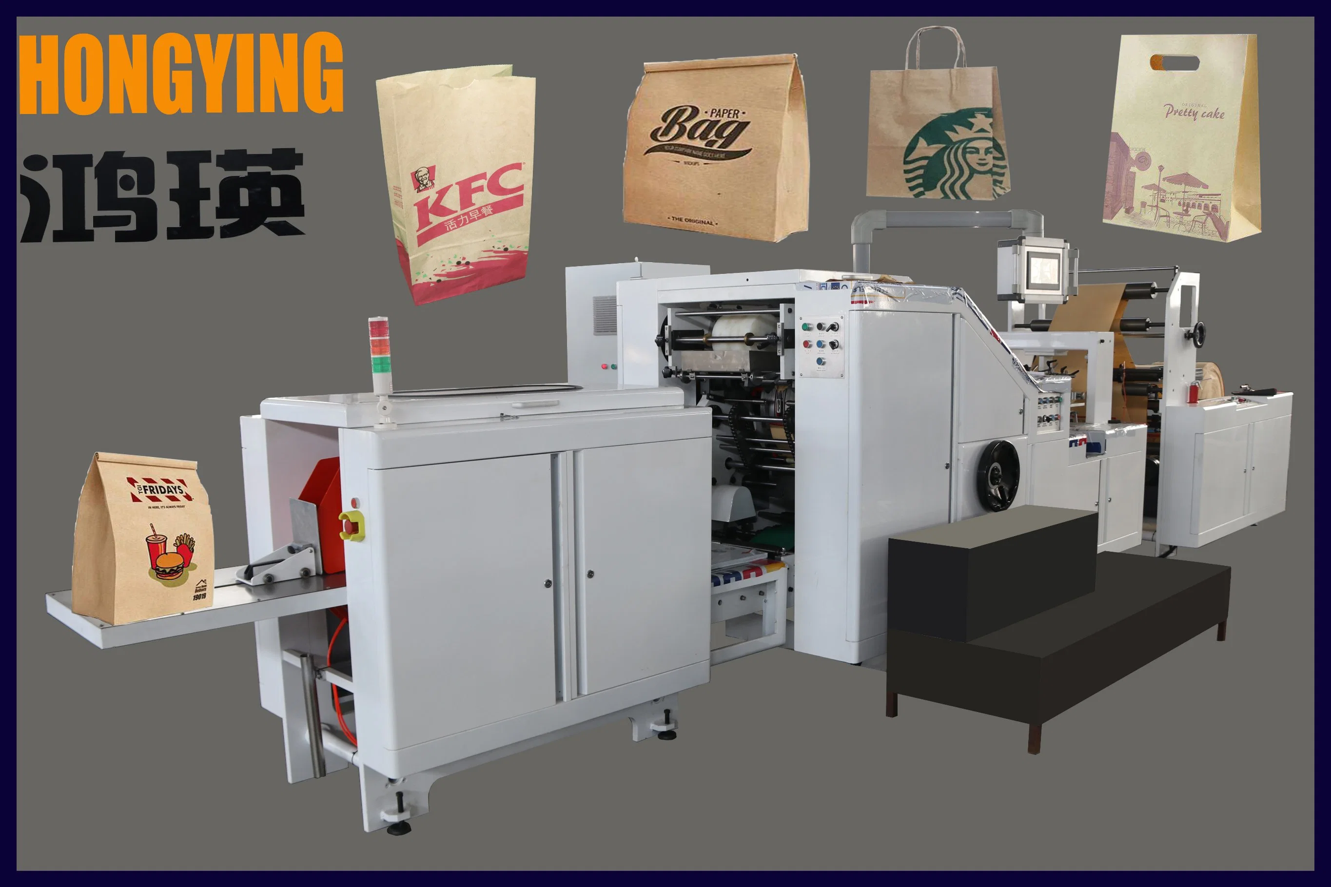 Saco de papel em linha para máquina de impressão Flexo ou Roto