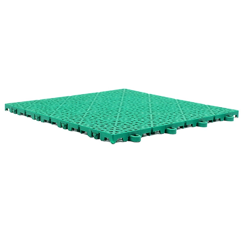 Indoor Handball Court / Tennis Hard Court Surfaces Portable PP Interlock Sports Flooring