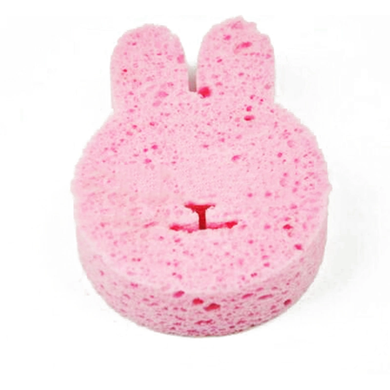 Rabbit Shape Cellulose Facial Cleaning Sponge