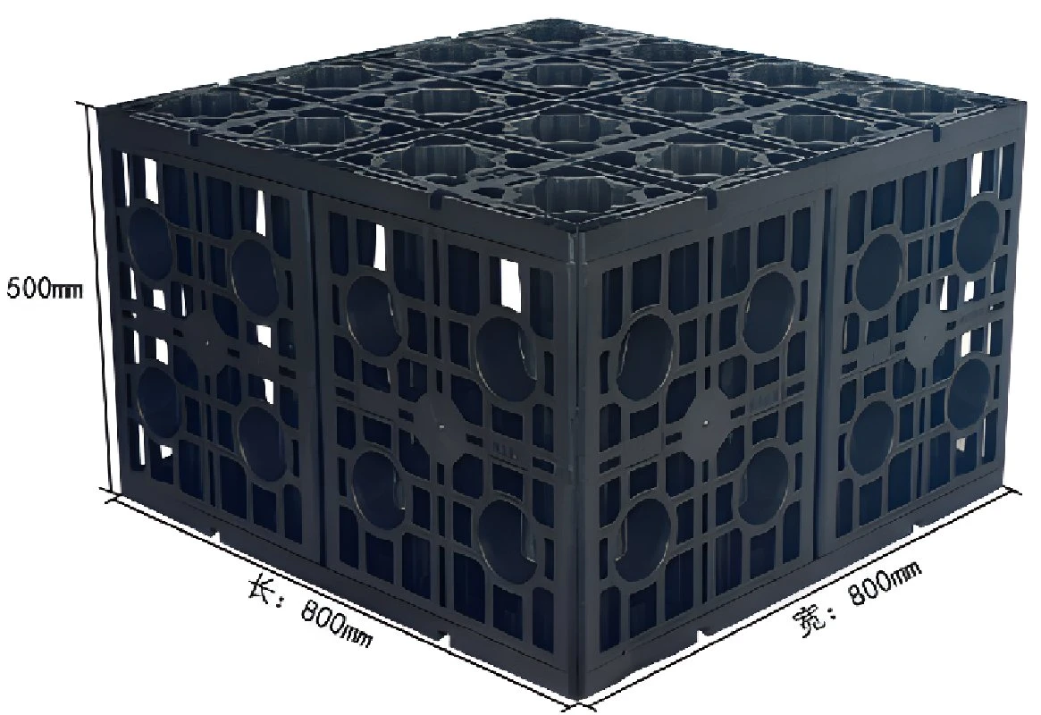 Módulo de depósito de celda de drenaje de agua de lluvia drenaje de agua de lluvia recolección Sistema de tanque